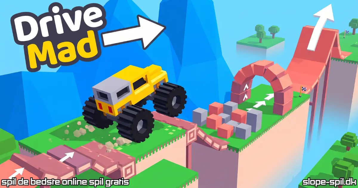 Spil Drive Mad Online Gratis