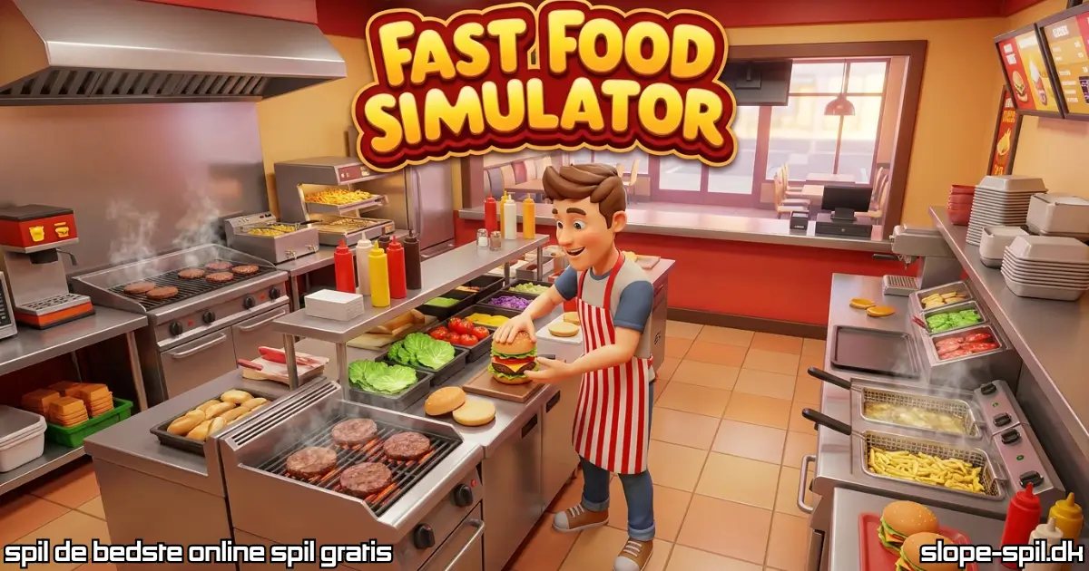 Spil Fast Food Simulator Online Gratis
