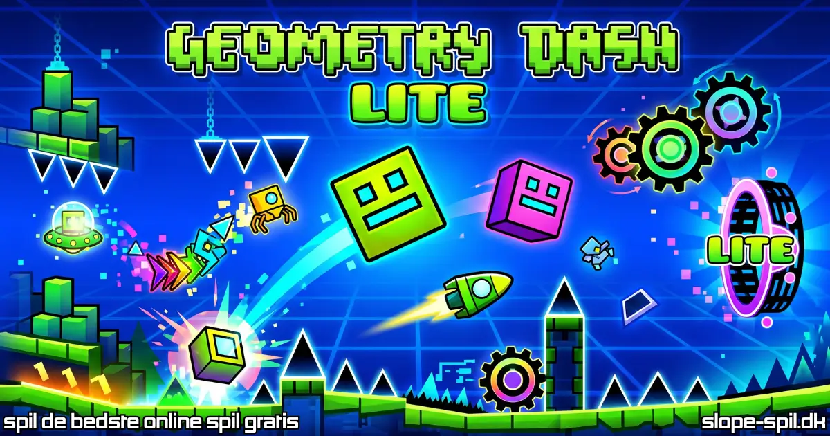 Spil Geometry Dash Lite Online Gratis