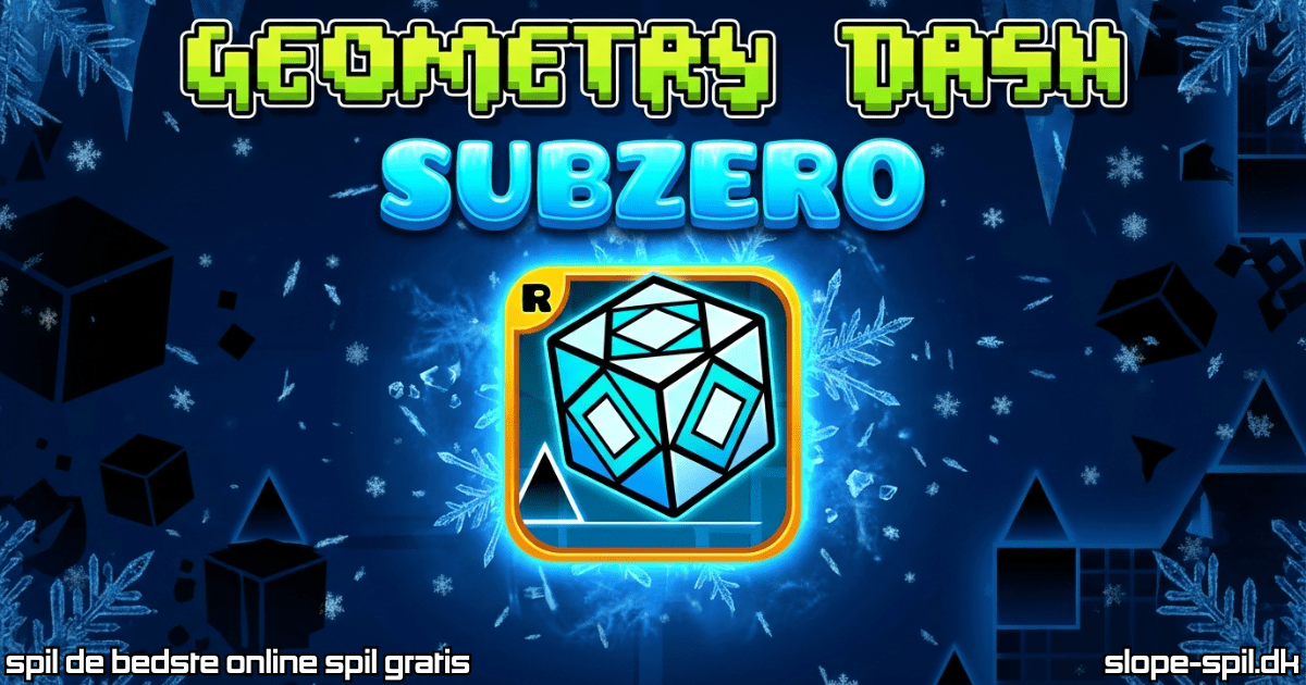 Spil Geometry Dash Subzero Online Gratis