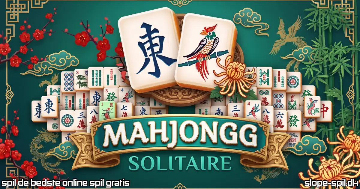 Spil Mahjong Solitaire Online Gratis