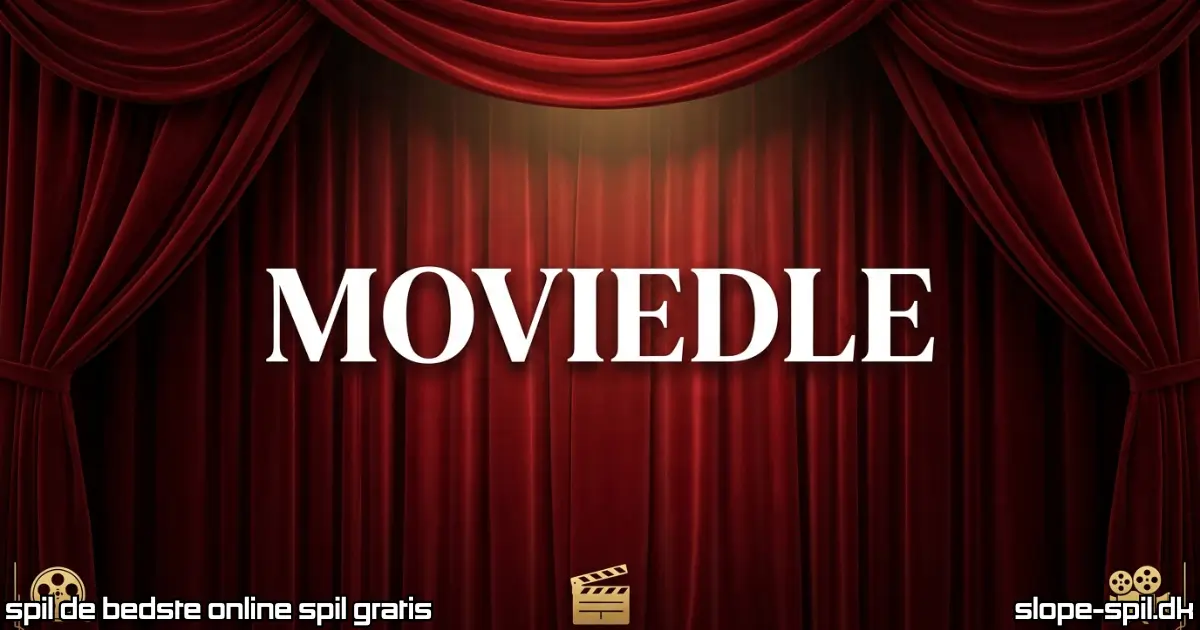 Spil Moviedle Online Gratis