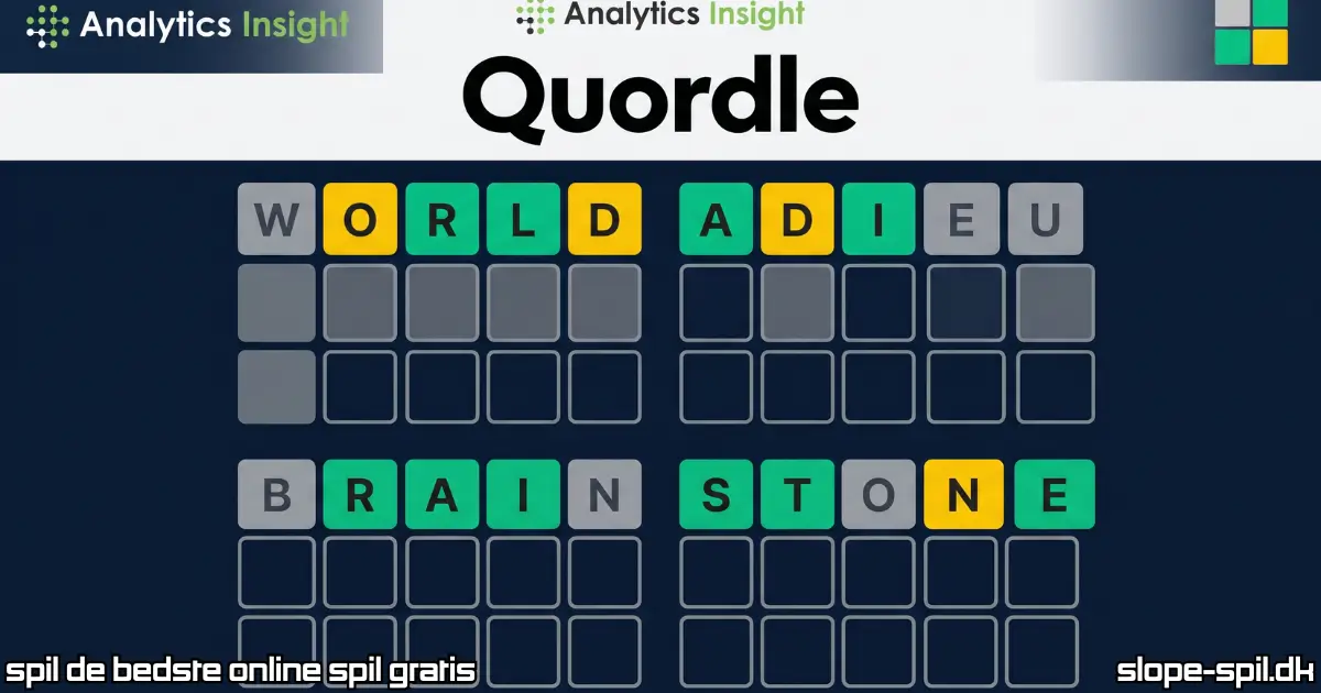 Spil Quordle Online Gratis