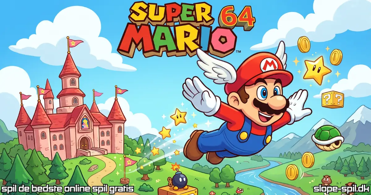 Spil Super Mario 64 Online Gratis